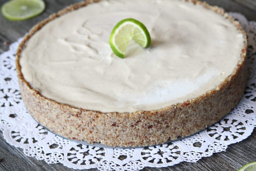 Raw Vegan Key Lime Pie Cheesecake