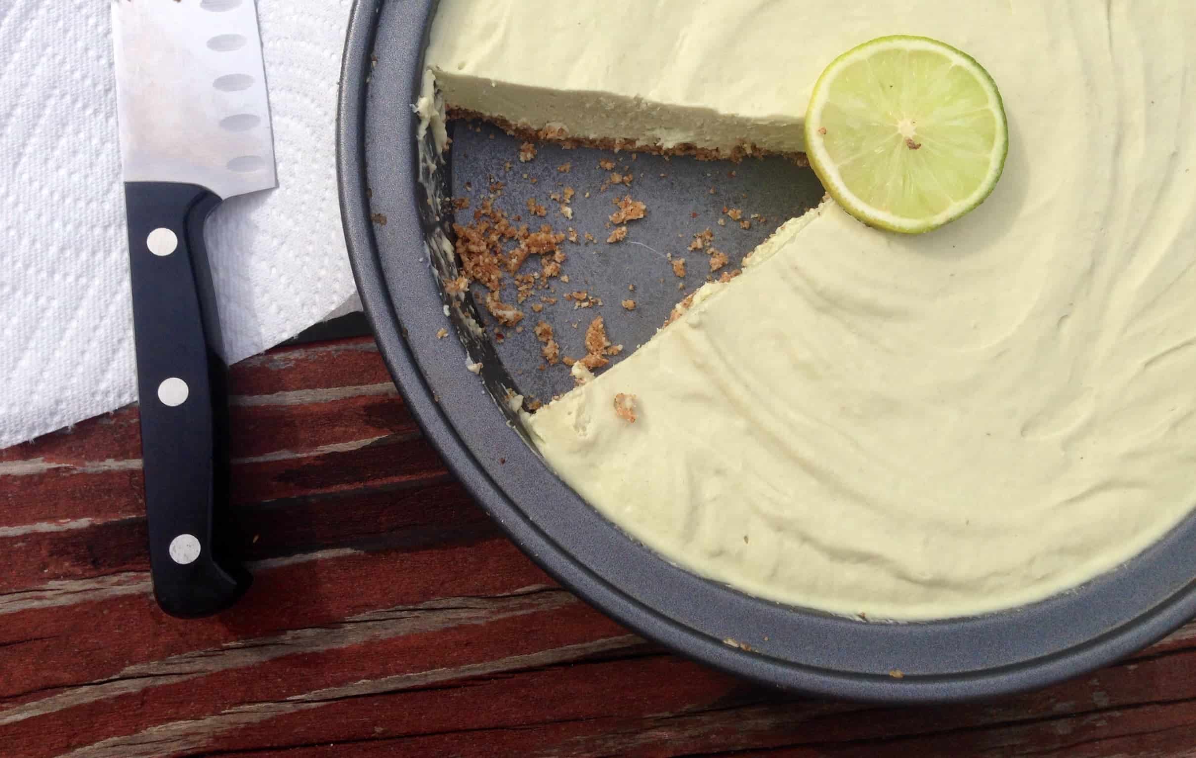 Raw Vegan Key Lime Pie Cheesecake